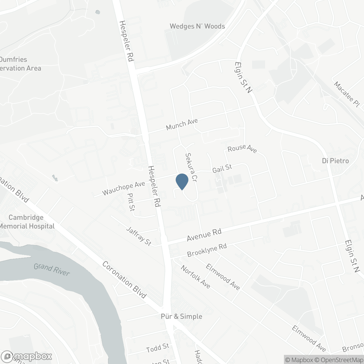 136 SEKURA Crescent, Cambridge, Ontario N1R 7E9